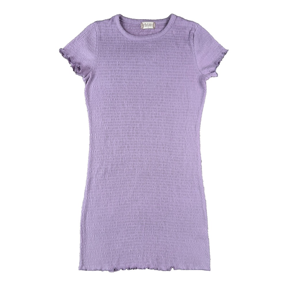 Altar'd State Women's Mini Dress Small Purple Lavender Smocked Bodycon